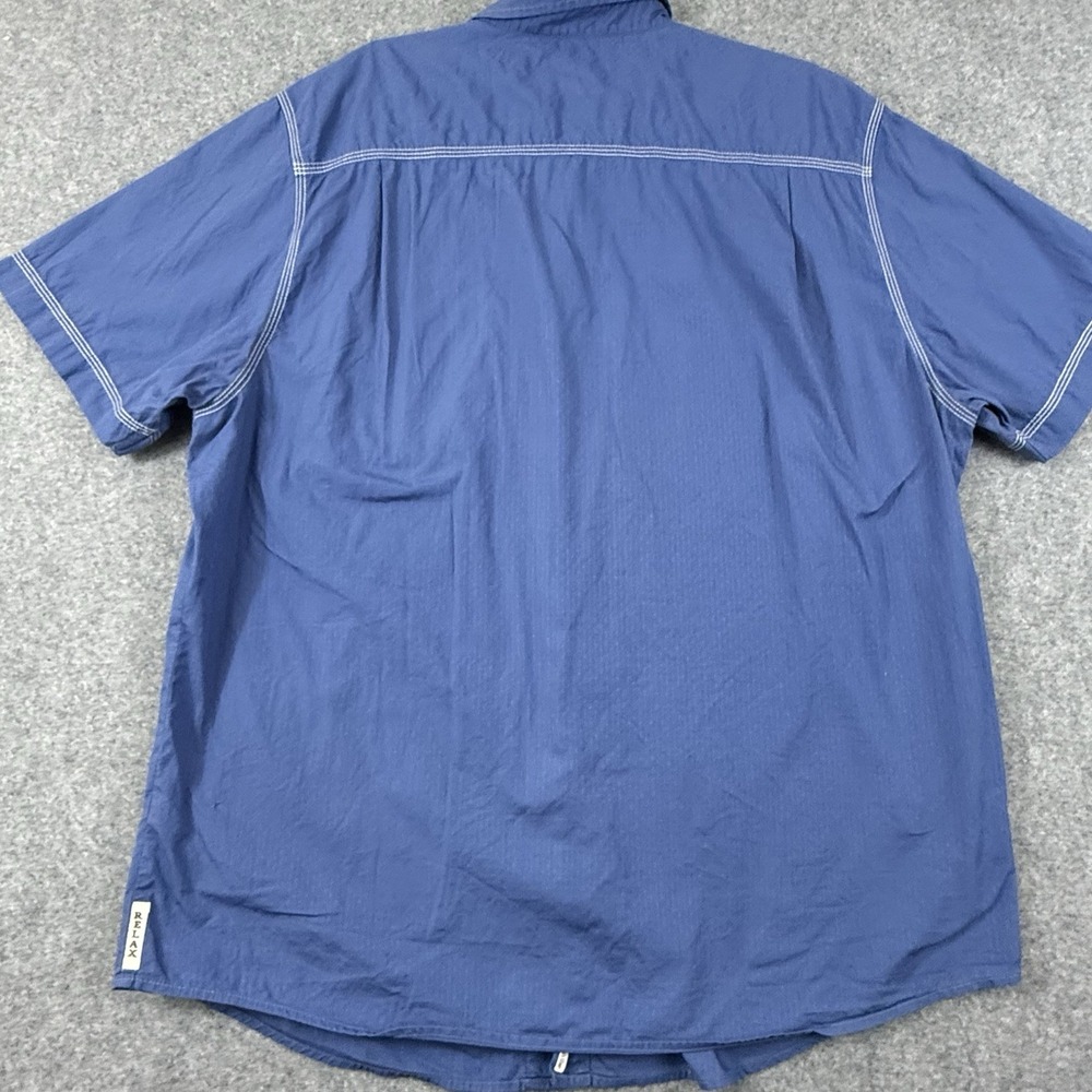 Tommy Bahama Relax Island Modern Fit Short Sleeve Shirt Button Men's XL Blue - Picture 4 of 7